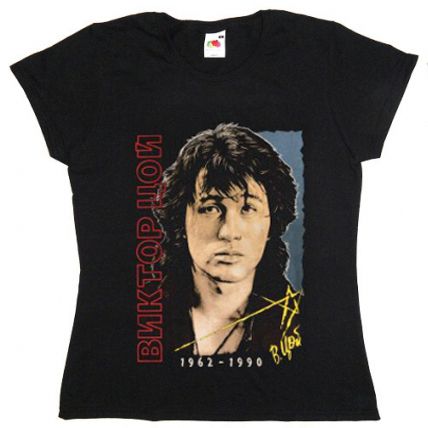 Футболка женская Виктор Цой
