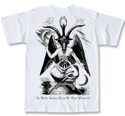 Футболка Darkthrone - Baphomet White