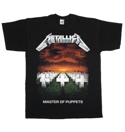 Футболка Metallica - Master Of Puppets Old Logo