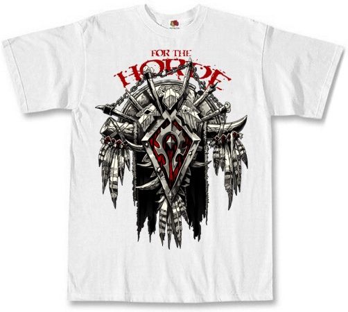 Футболка World Of Warcraft - For The Horde белая