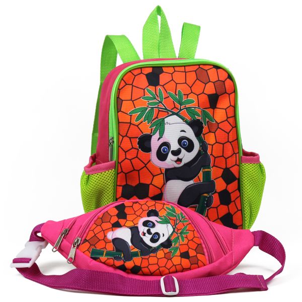 Комплект детский рюкзактел: + бананка "Панда 3"