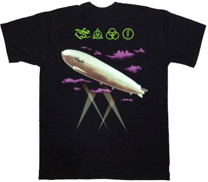 Футболка Led Zeppelin GREEN LOGO