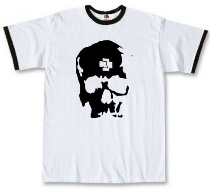 Футболка Rammstein - Skull Рінгер White