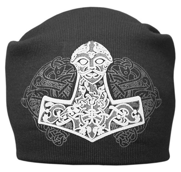Шапка - бини МОЛОТ ТОРА серая