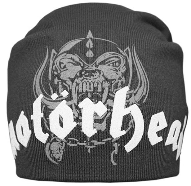 Шапка - бини MOTORHEAD серая